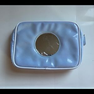 Sweet Tulip small vinyl makeup bag lt. blue
